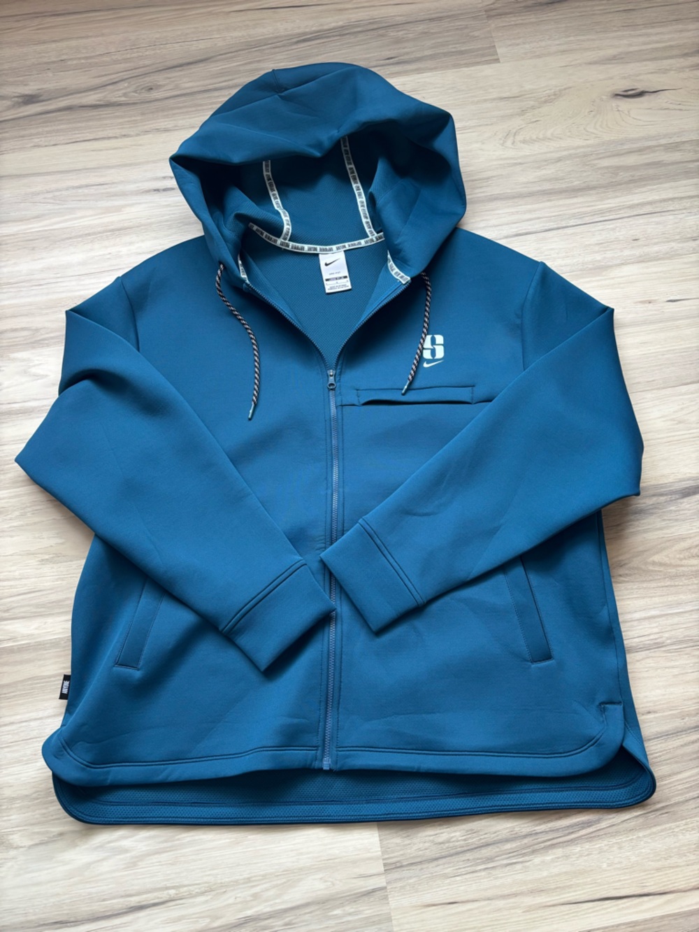 Nike Teal Blue Full-Zip Hoodie